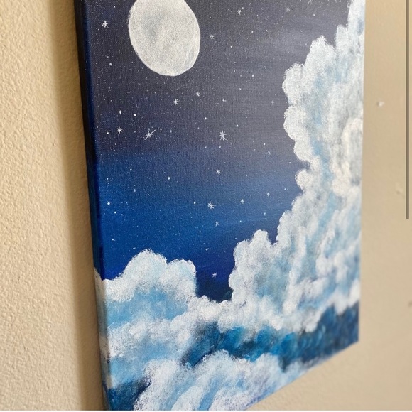 Moonlight cloud painting - Picture 2 of 4